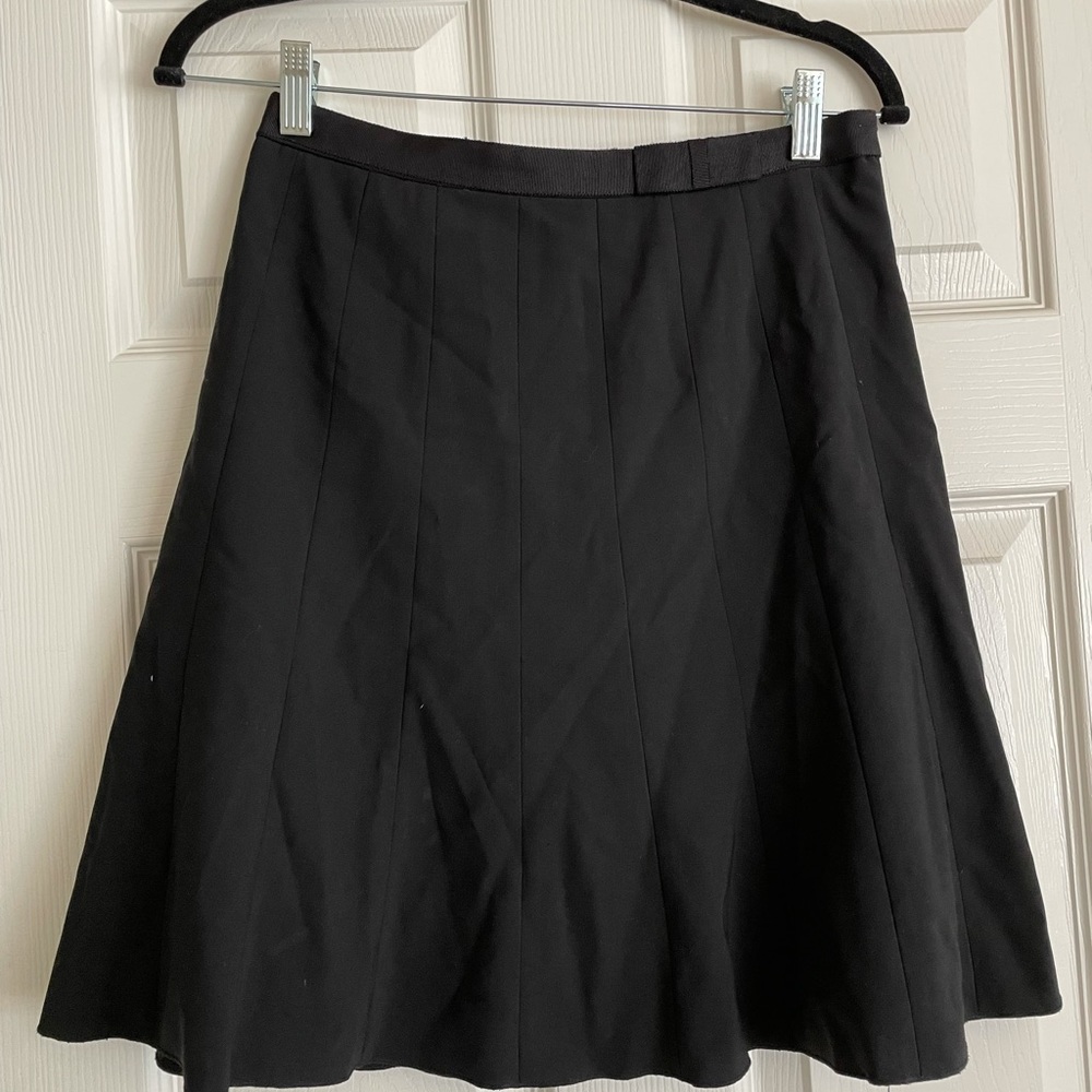 Ellie Tahari Black a-line suit skirt